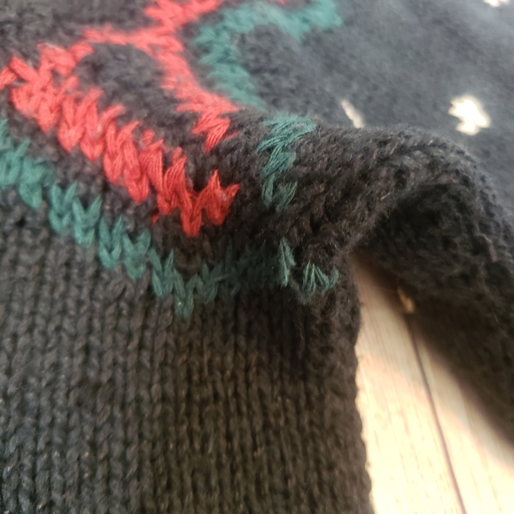 Vintage Polo by Ralph Lauren Hand-Knit Fair Isle Silk Linen Cotton Sweater - Picture 7 of 10